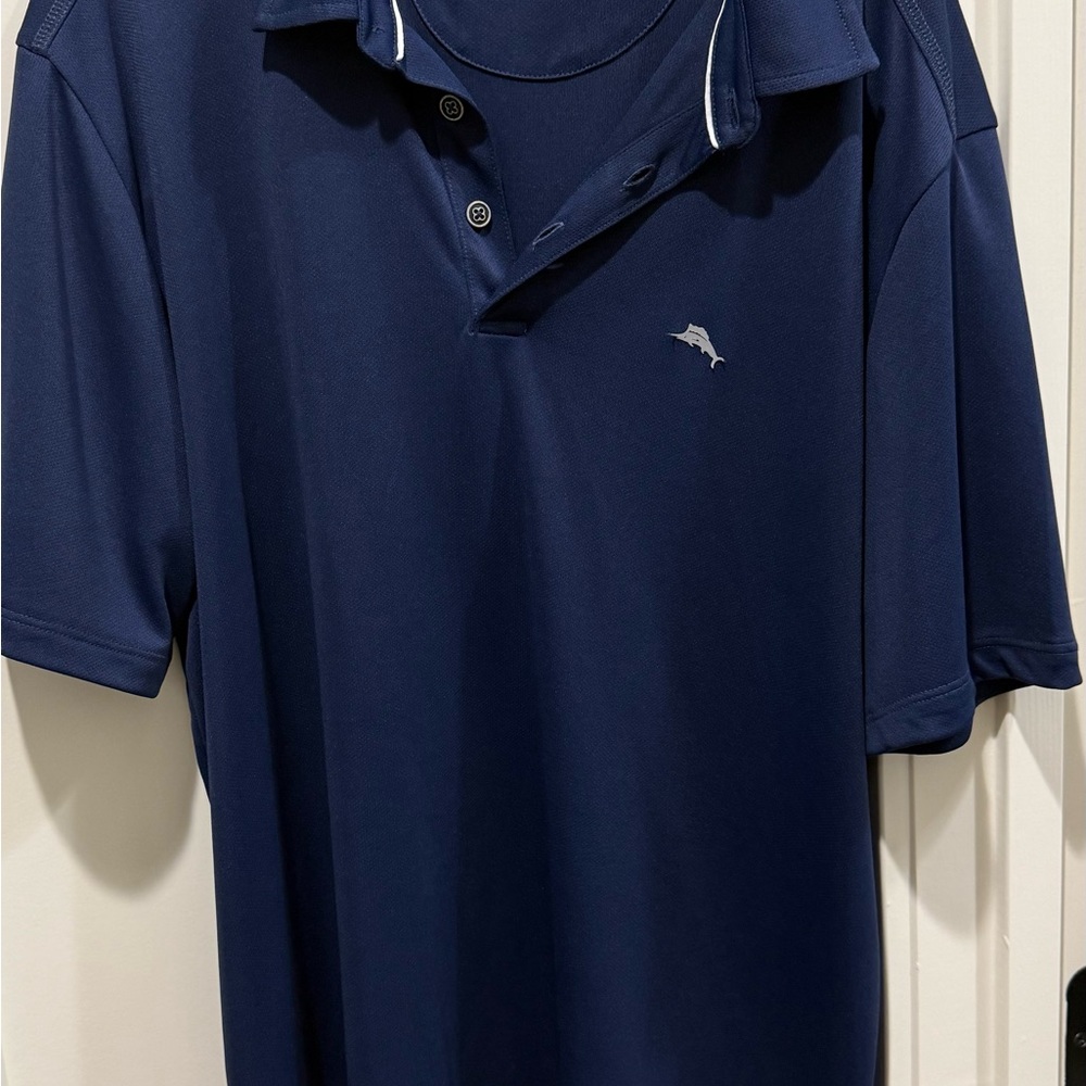Tommy Bahama Blue Polo Shirt Classic Design size XL